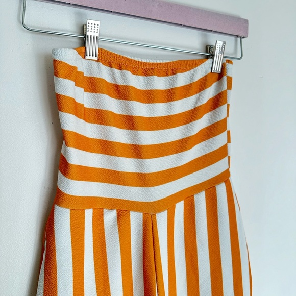 Pretty Little Thing Mustard Bandeau Jumpsuit - New without tags Size 8 (M) - Picture 7 of 7
